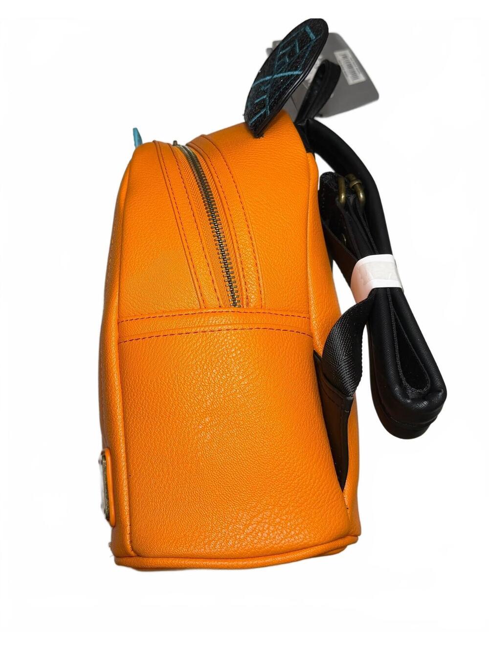 Disney Parks Loungefly | Mickey Pumpkin Spiderweb Mini Backpack | NWT - Picture 5 of 9